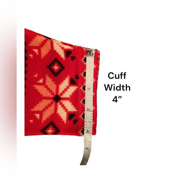 Women’s, Snowflake, Let It Snow, Print, Knit Leggings, Sz. Lrg - Picture 4 of 8